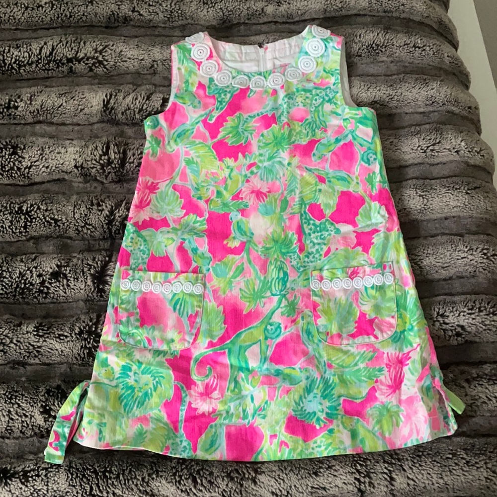 Classic Lilly Pulitzer Girls Shift Dress Size 5